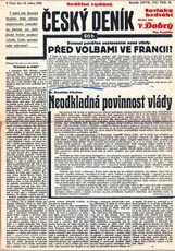 Titulní strana novin z roku 1938 upozorňující na československé občany vězněné na Soloveských ostrovech a v dalších táborech v Sovětském svazu