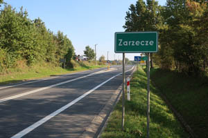 Nad řekou San vlevo od obce Zarzecze si měli deportovaní muži postavit tábor.