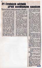 V souvislosti s uveřejněním vzpomínek Jiřího Bezděka v časopise Širým světem se v roce 1938 obnovil zájem médií o případ vězněných učitelů