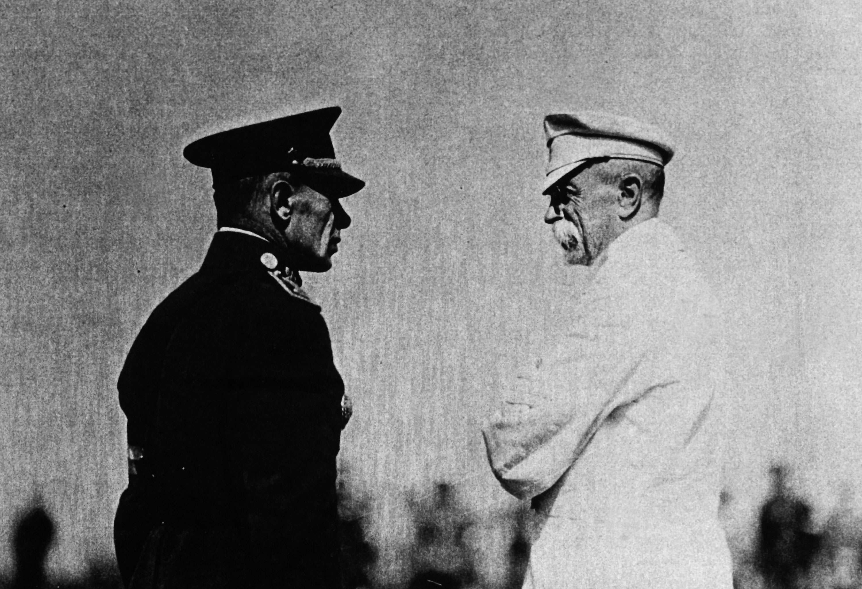 Sergej Vojcechovský s Prezidentem  Masarykem na vojenském cvičení