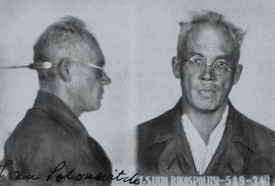 Ivan Soloněvič po útěku ze Sovětského svazu a zatčení finskou policí r. 1934. Zdroj: cechoslovacivgulagu.cz