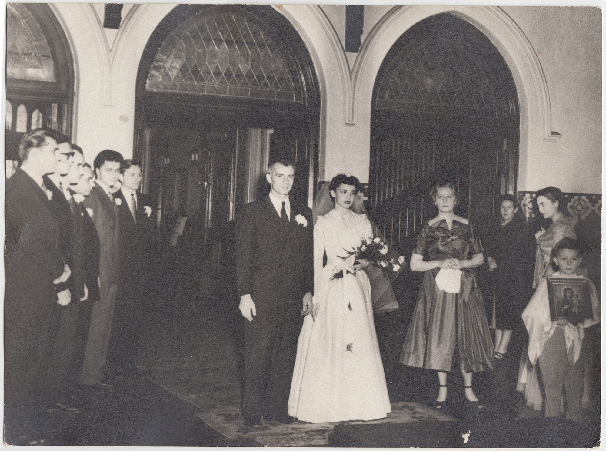 Svatba Michaila a Viktorie v New Yorku v únoru 1951. zdroj: archiv Alexandra Mondiče