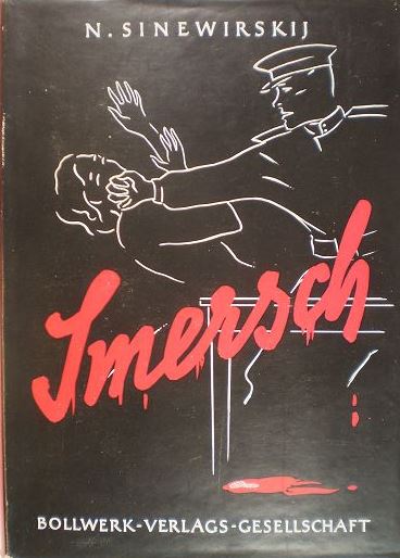 Titulní strana německého vydání knihy Smerš z roku 1949